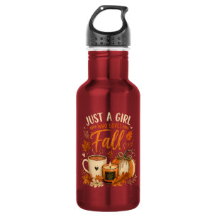 Just A Girl Who Loves Fall 532 Ml Water Bottle