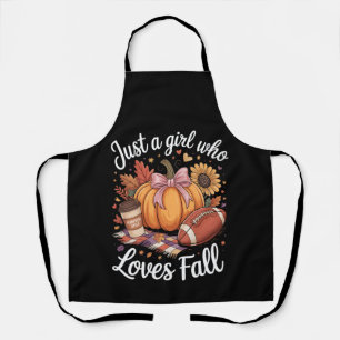 Just a Girl who loves Fall Apron