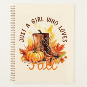 Just A Girl Who Loves Fall – Cosy Autumn Vibes Planner