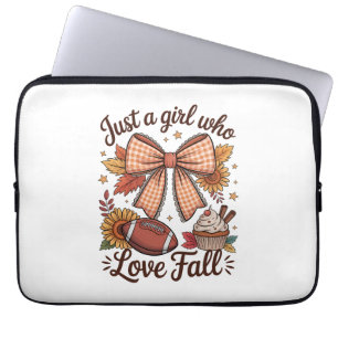 Just a Girl Who loves Fall Cosy Laptop Sleeve