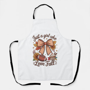 Just a Girl Who loves Fall Cozy Apron