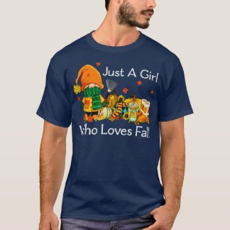 Just A Girl Who Loves Fall Pumpin Spice Latte Cute T-Shirt