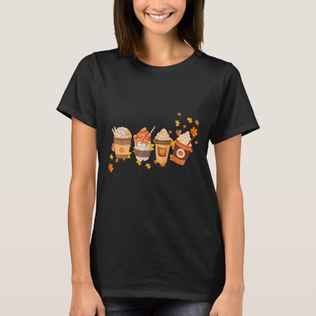 Just A Girl Who Loves Fall Pumpkin Football Cosy A T-Shirt (Front)