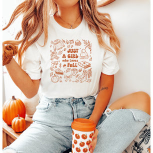 Just a Girl who Loves Fall T-Shirt
