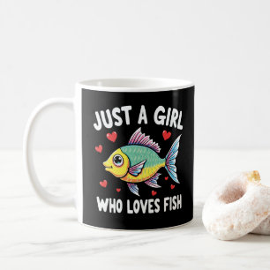 Just a Girl Who Loves Fish Coffee Mug