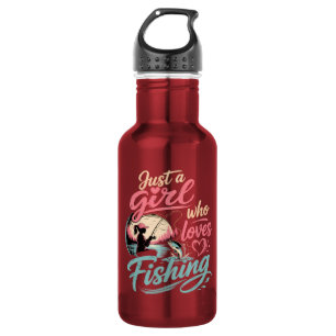 Just A Girl Who Loves Fishing 532 Ml Water Bottle