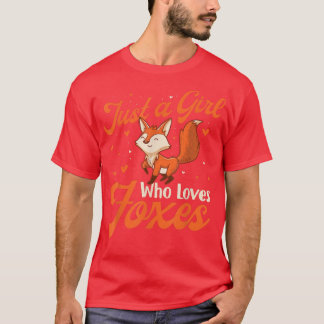 Just A Girl Who Loves FoesFo Lover Zookeeper  T-Shirt
