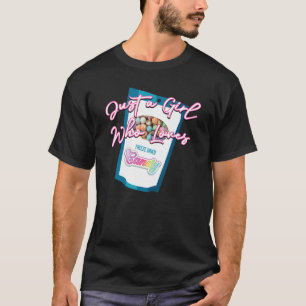 Just a Girl Who Loves Freeze Dried Candy Graphic T-Shirt