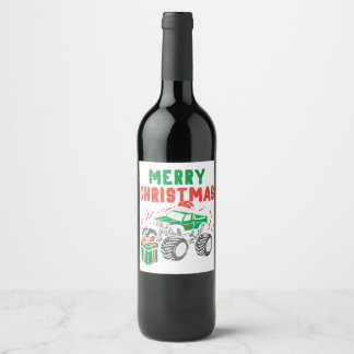 Just A Girl Who Loves Gingerbread Man Funny Christ Wine Label