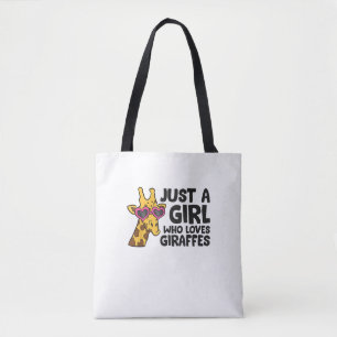 Just a Girl Who Loves Giraffes _3 Tote Bag