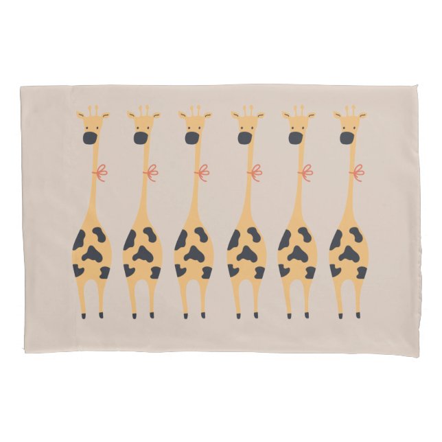 Just A Girl Who Loves Giraffes  Pillow Case (Front)