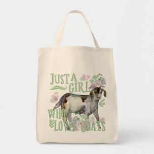 Just a Girl Who Loves Goats Tote Bag