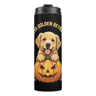 Just a Girl Who Loves Golden Retrievers Thermal Tumbler