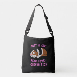 Just A Girl Who Loves Guinea Pig Animal Spirit Crossbody Bag