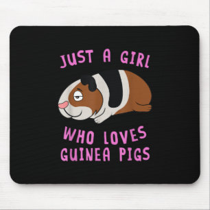 Just A Girl Who Loves Guinea Pig Animal Spirit Mouse Pad