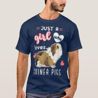 Just A Girl Who Loves Guinea Pigs 3489  T-Shirt