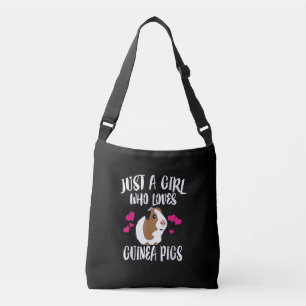Just A Girl Who Loves Guinea Pigs Guinea Pig Gift Crossbody Bag