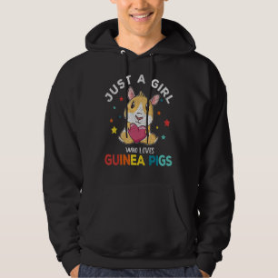 Just A Girl Who Loves Guinea Pigs Mum Wheek Guinea Hoodie