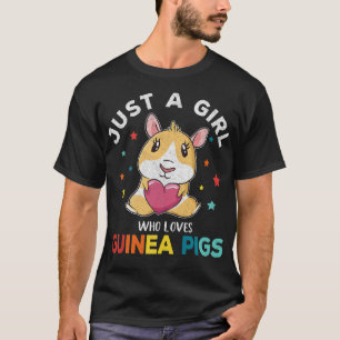 Just A Girl Who Loves Guinea Pigs Mum Wheek Guinea T-Shirt