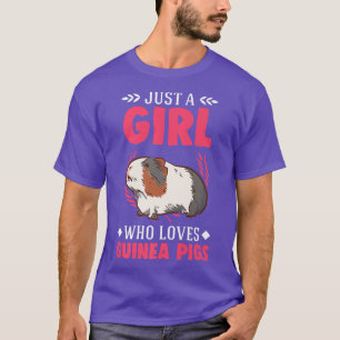 Just A Girl Who Loves Guinea Pigs Premium3551 T-Shirt