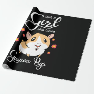 Just A Girl Who Loves Guinea Pigs Wrapping Paper