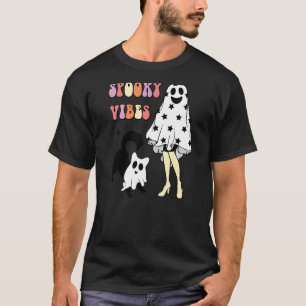 Just A Girl Who Loves Halloween With Halloween Gho T-Shirt
