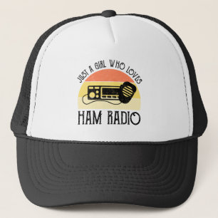 Just A Girl Who Loves Ham Radio Trucker Hat