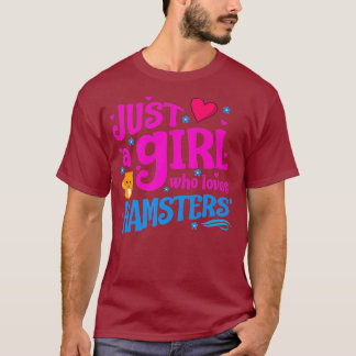Just a Girl Who Loves Hamsters Premium T-Shirt