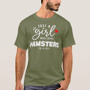 Just A Girl Who Loves Hamsters Premium T-Shirt
