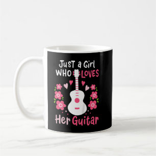 Just A Girl Who Loves Her Guitar Coffee Mug