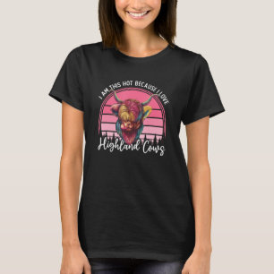 Just A Girl Who Loves Highland Cows  Scottish High T-Shirt