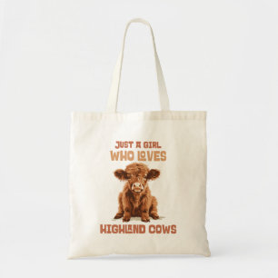 Just a girl who loves Highland Cows Tote Bag