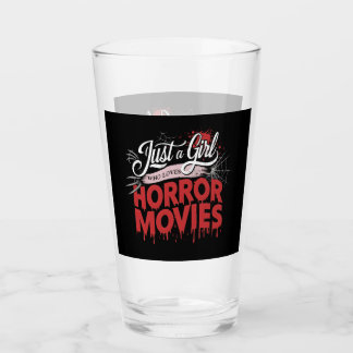 Just A Girl Who Loves Horror Movies Women Teen Sca Glass