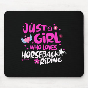 Just A Girl Who Loves Horseck Riding 1 Mouse Pad