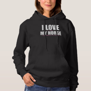 Just A Girl Who Loves Horses, Girls' Equestrian Sp Hoodie