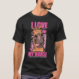Just A Girl Who Loves Horses, Girls' Equestrian Sp T-Shirt
