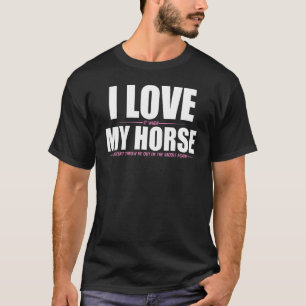 Just A Girl Who Loves Horses, Girls' Equestrian Sp T-Shirt