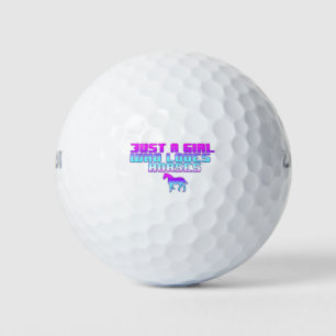 just a girl who loves horses golf balls