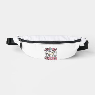 Just A Girl Who Loves Horses Vintage Vector Design Bum Bags