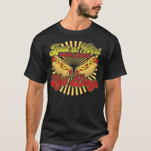 Just A Girl Who Loves Hot Dogs T-Shirt