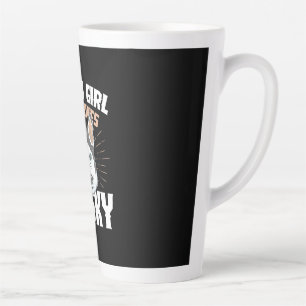 Just A Girl Who Loves Husky Latte Mug