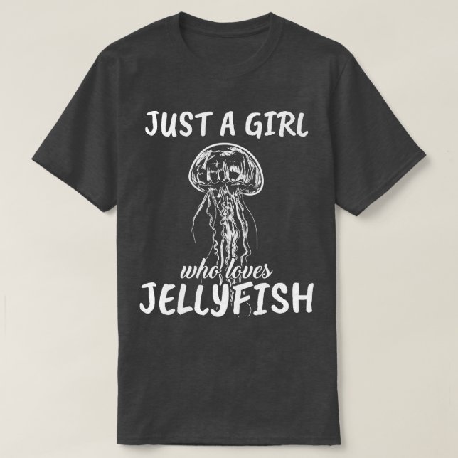Just A Girl Who Loves Jellyfish T-Shirt (Design Front)