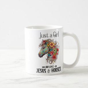 Just A Girl Who Loves Jesus And Horses1 Coffee Mug