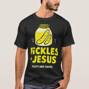 Just A Girl Who Loves Jesus And Pickles Christian T-Shirt