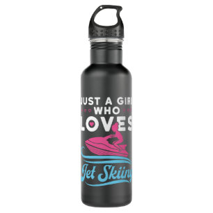 Just a Girl Who Loves Jet Skiing 710 Ml Water Bottle