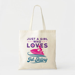 Just a Girl Who Loves Jet Skiing PWC Tote Bag