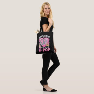 Just A Girl Who Loves K-Pop Tote Bag