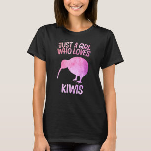 Just A Girl Who Loves Kiwis For Women Bird Animal T-Shirt