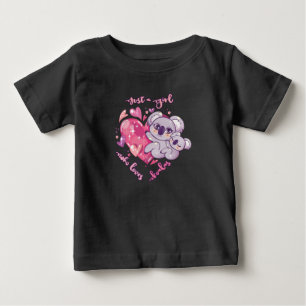 Just A Girl Who Loves Koalas Baby T-Shirt
