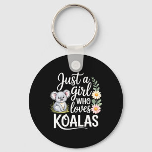 Just A Girl Who Loves Koalas Hunting Outdoor Climb Key Ring